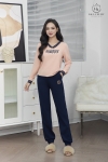 Bộ cotton cổ tim dài tay GK150
